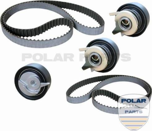 PolarParts 20000032 - Комплект зубчатого ремня ГРМ autospares.lv