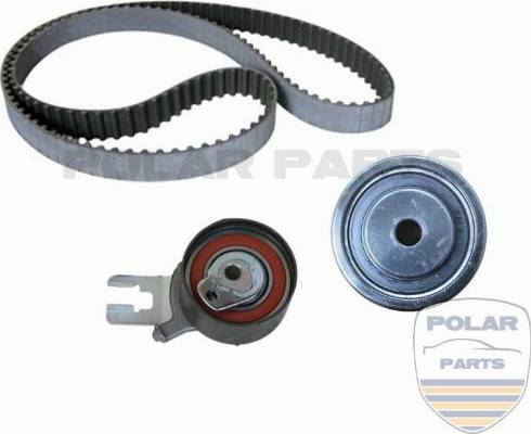 PolarParts 20000024 - Комплект зубчатого ремня ГРМ autospares.lv