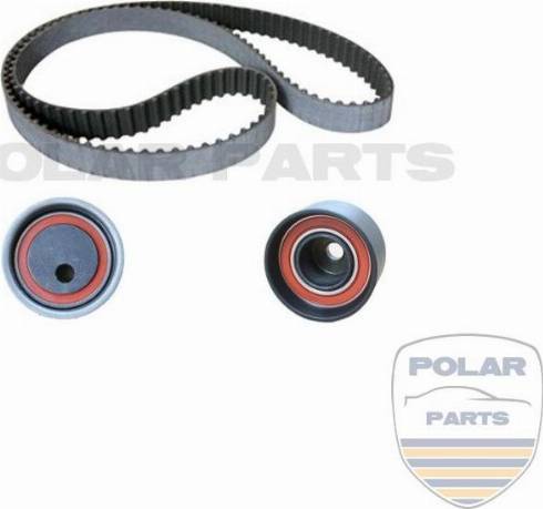 PolarParts 20000076 - Комплект зубчатого ремня ГРМ autospares.lv