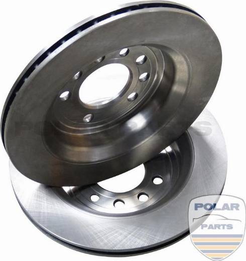 PolarParts 20000259 - Тормозной диск autospares.lv