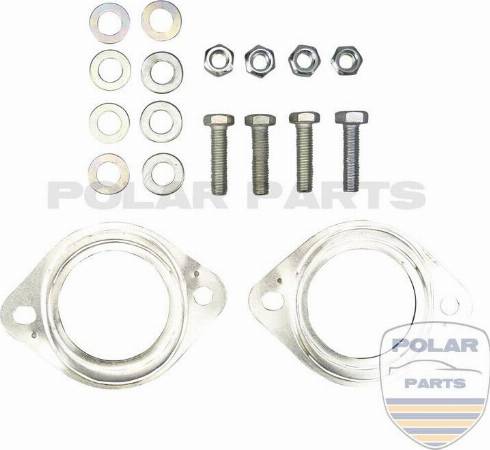 PolarParts 20000288 - Сажевый / частичный фильтр, система выхлопа ОГ autospares.lv