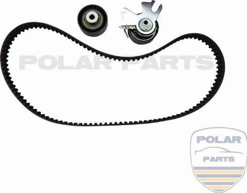 PolarParts 20000721 - Комплект зубчатого ремня ГРМ autospares.lv