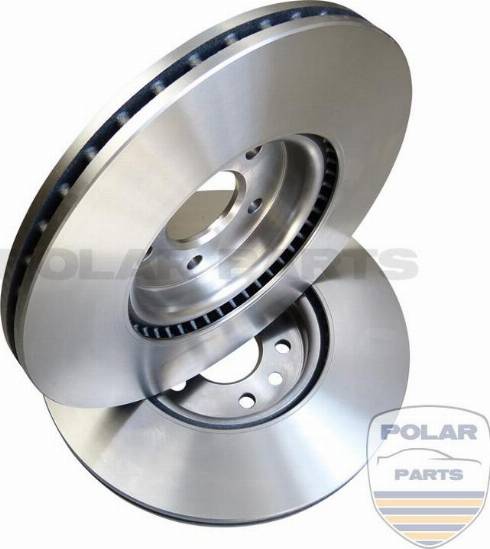 PolarParts 20001080 - Тормозной диск autospares.lv