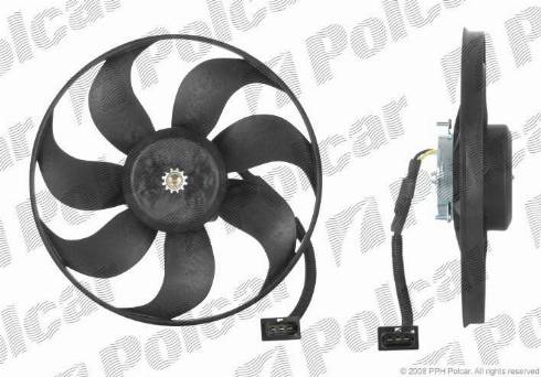 Polcar 954123U5 - Вентилятор, охлаждение двигателя autospares.lv