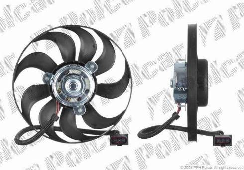 Polcar 954123U1 - Вентилятор, охлаждение двигателя autospares.lv