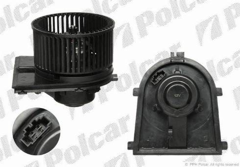 Polcar 9541NU-2 - Вентилятор салона autospares.lv