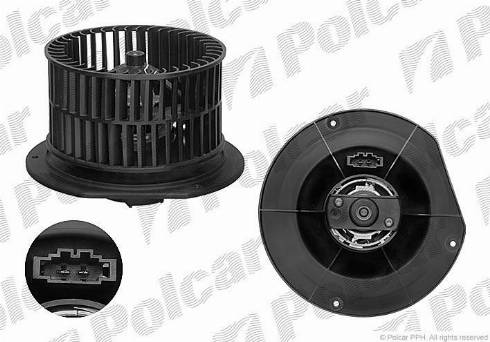 Polcar 9550NU2X - Вентилятор салона autospares.lv