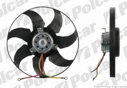 Polcar 956623U4 - Вентилятор, охлаждение двигателя autospares.lv