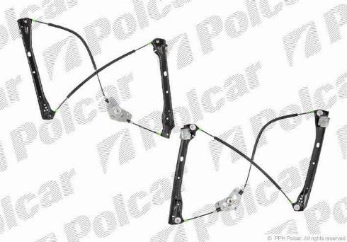 Polcar 9513PSG5 - Стеклоподъемник autospares.lv