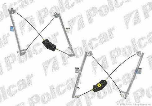 Polcar 9513PSG1 - Стеклоподъемник autospares.lv