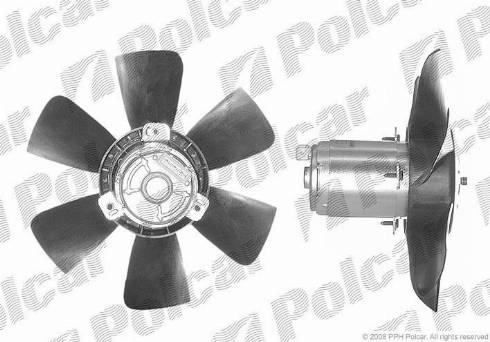 Polcar 953423U2 - Вентилятор, охлаждение двигателя autospares.lv