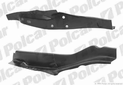 Polcar 953835-1 - Супорт радиатора, передняя планка autospares.lv