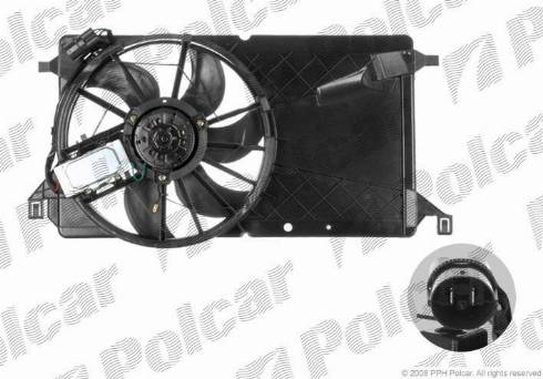 Polcar 454123W2 - Вентилятор, охлаждение двигателя autospares.lv