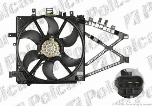 Polcar 555623W6 - Вентилятор, охлаждение двигателя autospares.lv