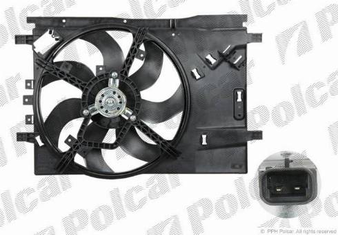 Polcar 555823W3 - Вентилятор, охлаждение двигателя autospares.lv