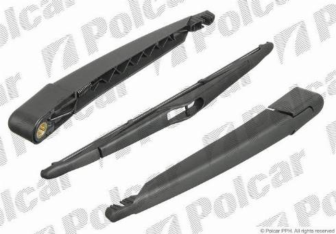 Polcar 5509RWT2 - Рычаг стеклоочистителя, система очистки окон autospares.lv