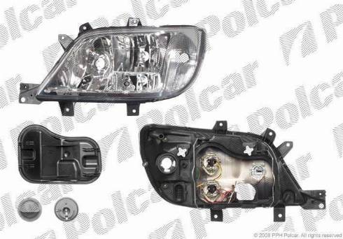 Polcar 5064094E - Основная фара autospares.lv