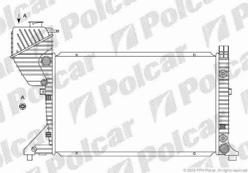 Polcar 506308-2 - Радиатор, охлаждение двигателя autospares.lv