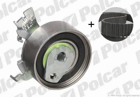 Polcar 530014710 - Комплект зубчатого ремня ГРМ autospares.lv