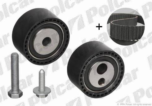 Polcar 530011110 - Комплект зубчатого ремня ГРМ autospares.lv