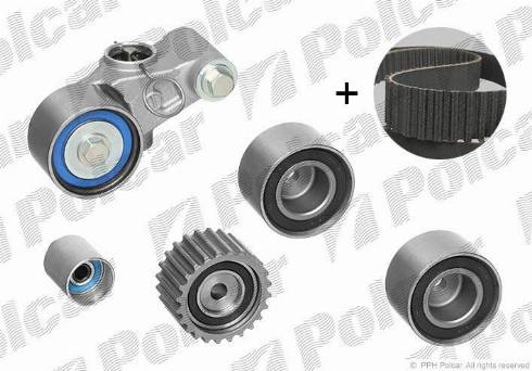 Polcar 530035310 - Комплект зубчатого ремня ГРМ autospares.lv