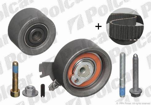 Polcar 530023710 - Комплект зубчатого ремня ГРМ autospares.lv