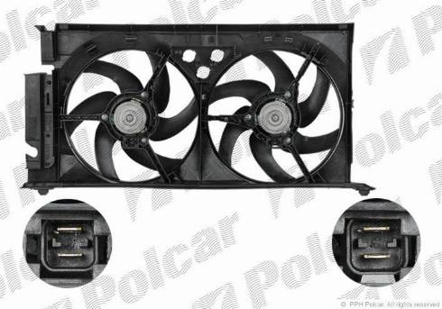 Polcar 579023W1 - Вентилятор, охлаждение двигателя autospares.lv