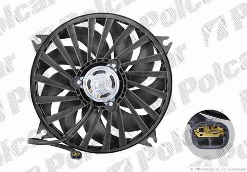 Polcar 574723W1 - Вентилятор, охлаждение двигателя autospares.lv