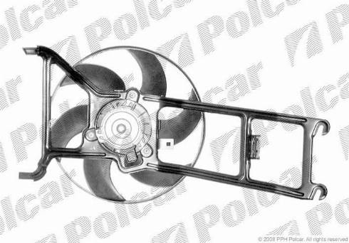 Polcar 570623W1 - Вентилятор, охлаждение двигателя autospares.lv