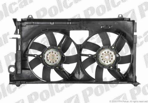 Polcar 570723W4 - Вентилятор, охлаждение двигателя autospares.lv