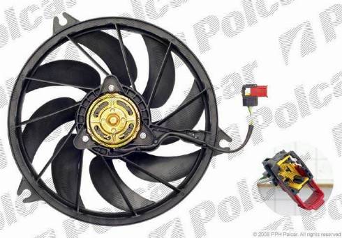 Polcar 572323W4 - Вентилятор, охлаждение двигателя autospares.lv