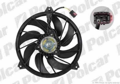 Polcar 572323W3 - Вентилятор, охлаждение двигателя autospares.lv