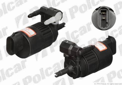 Polcar 6006PS-2 - Водяной насос, система очистки окон autospares.lv