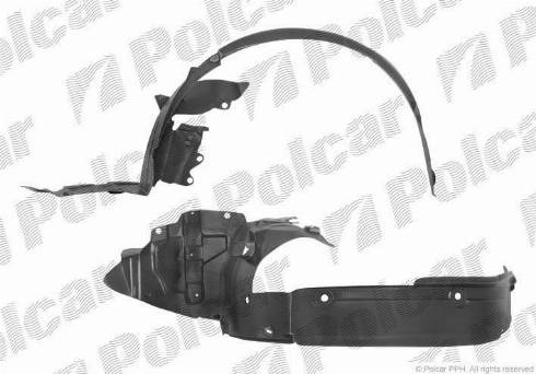 Polcar 6039FP-1 - Обшивка колесной ниши autospares.lv