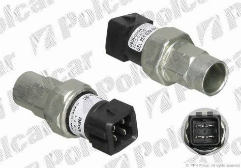 Polcar 6ZL351028091 - Пневматический выключатель, кондиционер autospares.lv