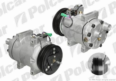 Polcar 1324KS-2 - Компрессор кондиционера autospares.lv