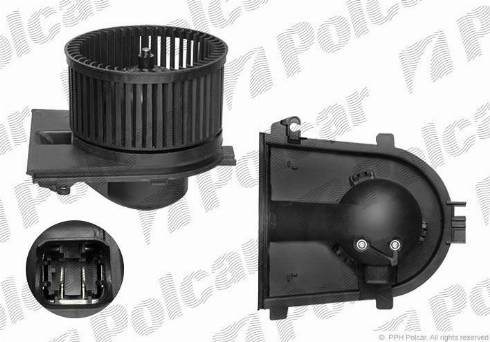 Polcar 1324NU-3 - Вентилятор салона autospares.lv