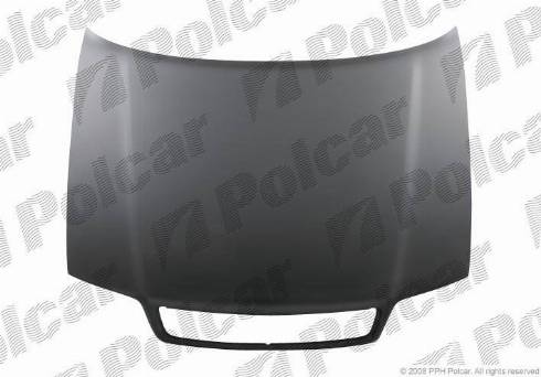 Polcar 132503 - Капот двигателя autospares.lv
