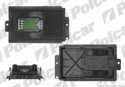 Polcar 1323KST-1 - Сопротивление, реле, вентилятор салона autospares.lv