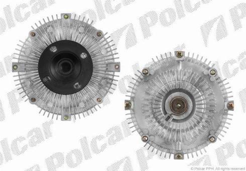 Polcar 817623S4 - Сцепление, вентилятор радиатора autospares.lv