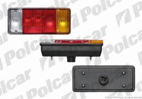 Polcar 3050886E - Задний фонарь autospares.lv