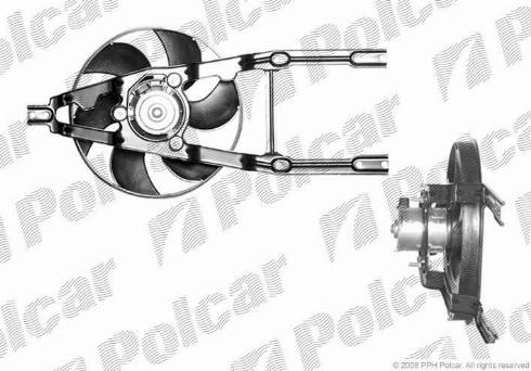 Polcar 300123W2 - Вентилятор, охлаждение двигателя autospares.lv