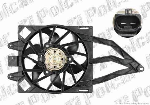 Polcar 300323W5 - Вентилятор, охлаждение двигателя autospares.lv