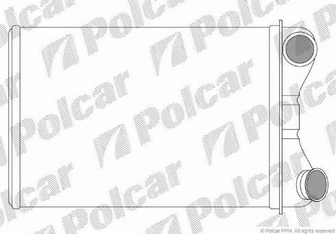 Polcar 3022N8-2 - Теплообменник, отопление салона autospares.lv