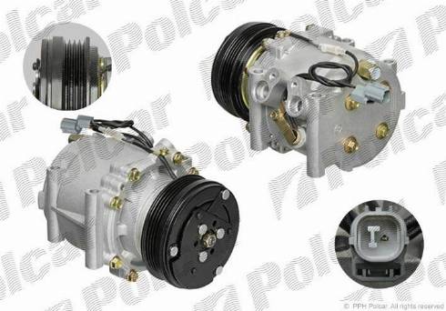 Polcar 3810KS-1 - Компрессор кондиционера autospares.lv