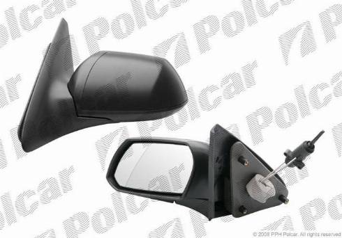 Polcar 321851-M - Наружное зеркало autospares.lv