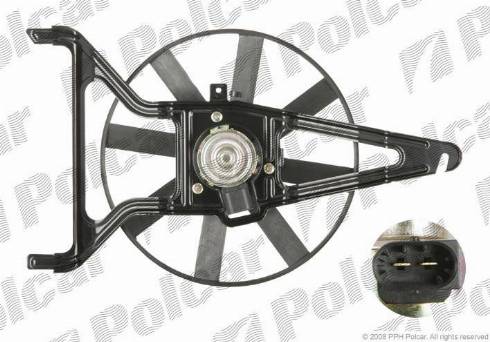 Polcar 230623W1 - Вентилятор, охлаждение двигателя autospares.lv