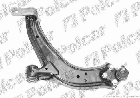 Polcar 2324371K - Сайлентблок, рычаг подвески колеса autospares.lv