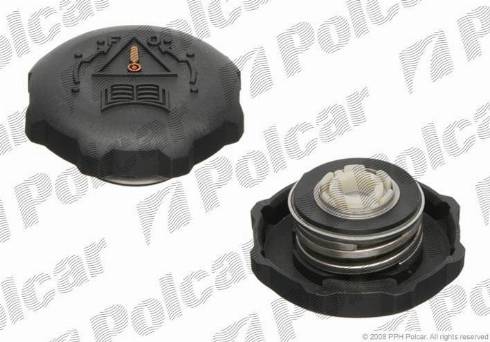 Polcar A8001 - Крышка, резервуар охлаждающей жидкости autospares.lv