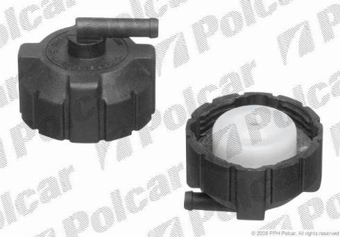 Polcar A2546 - Крышка горловины радиатора autospares.lv